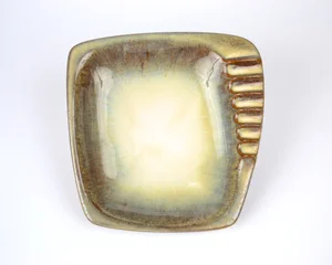 1950s Large Rectangular Ashtray — peter pots pottery